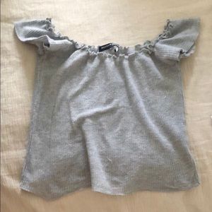 Brandy Melville over the shoulder top (one size)